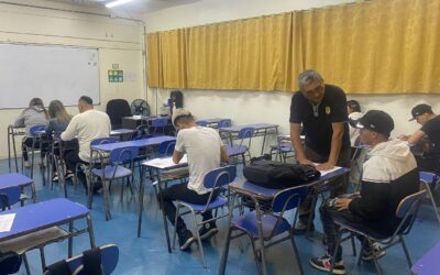 Por primera vez se realizan ensayos PAES en Colegio Nocturno Bulnes 